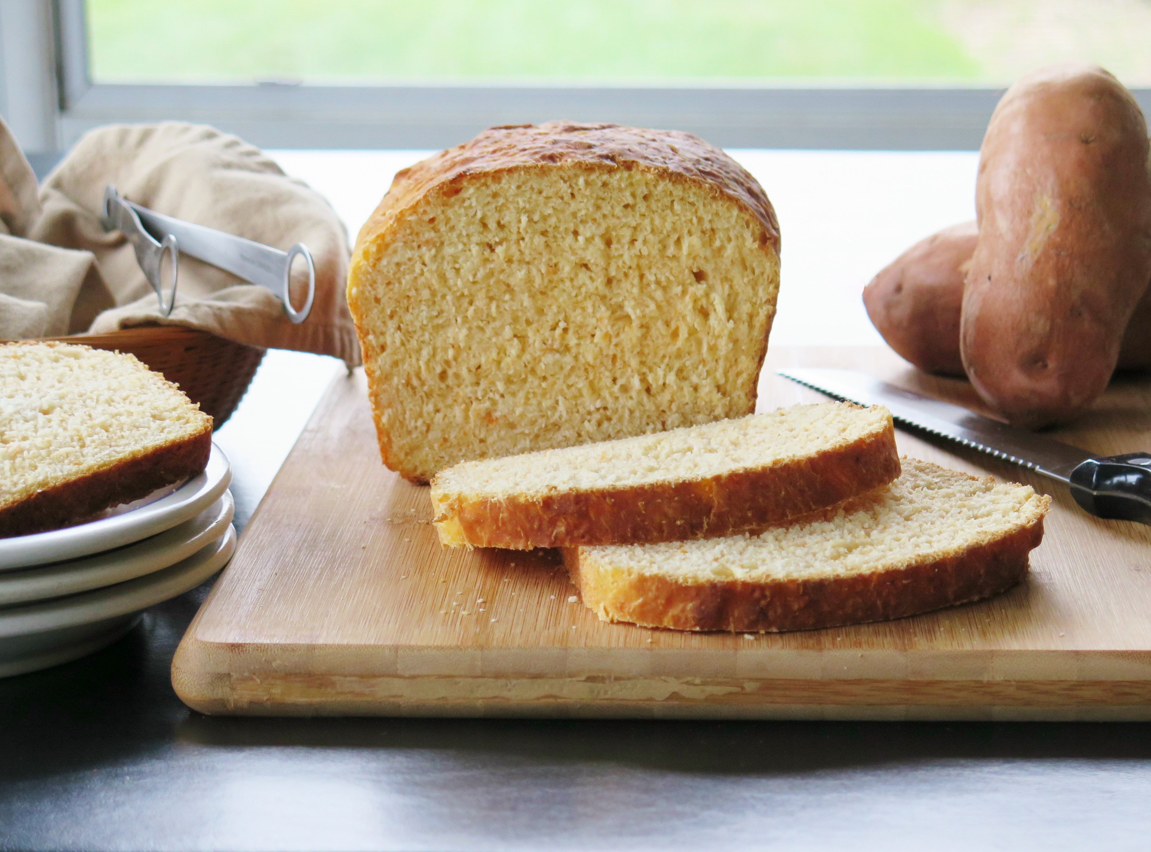 Sweet Potato Bread #BreadBakers Cindy's Recipes And Writings