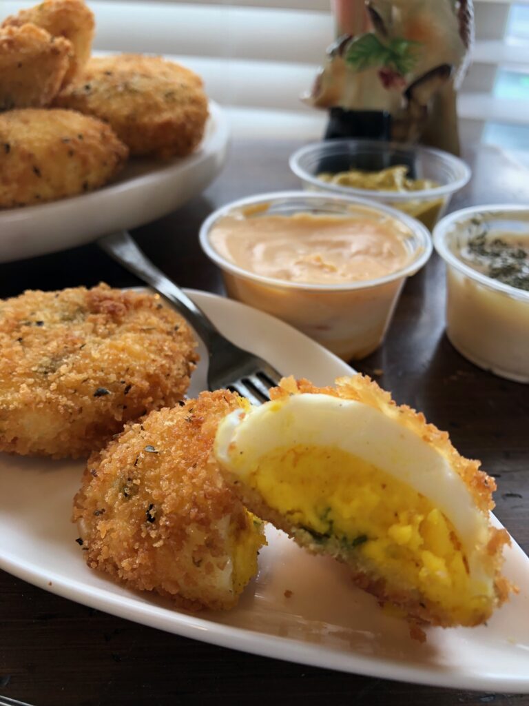 Fried Deviled Eggs